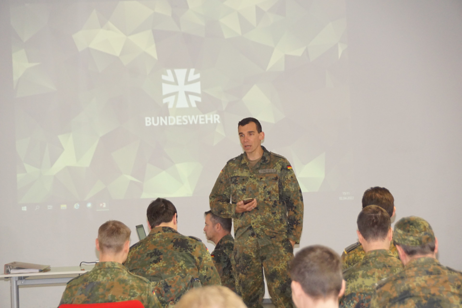 Info Veranstaltung Der Bundeswehr Und Dem Verband Der Reservisten Der