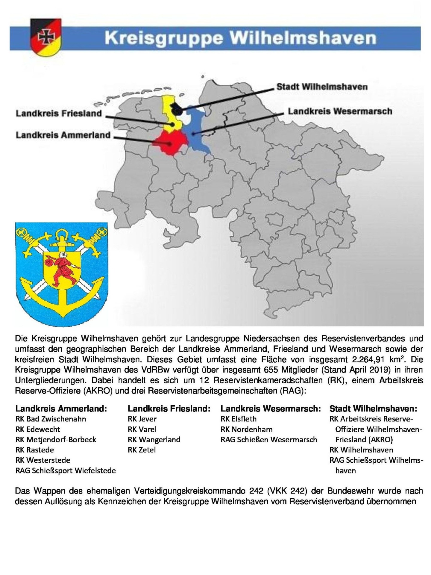 Kreisgruppe Wilhelmshaven — Für Euch Im Norden Aktiv… - Reservistenverband