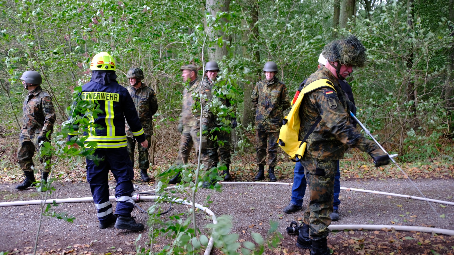 Brandschutzausbildung Für Reservisten - Reservistenverband